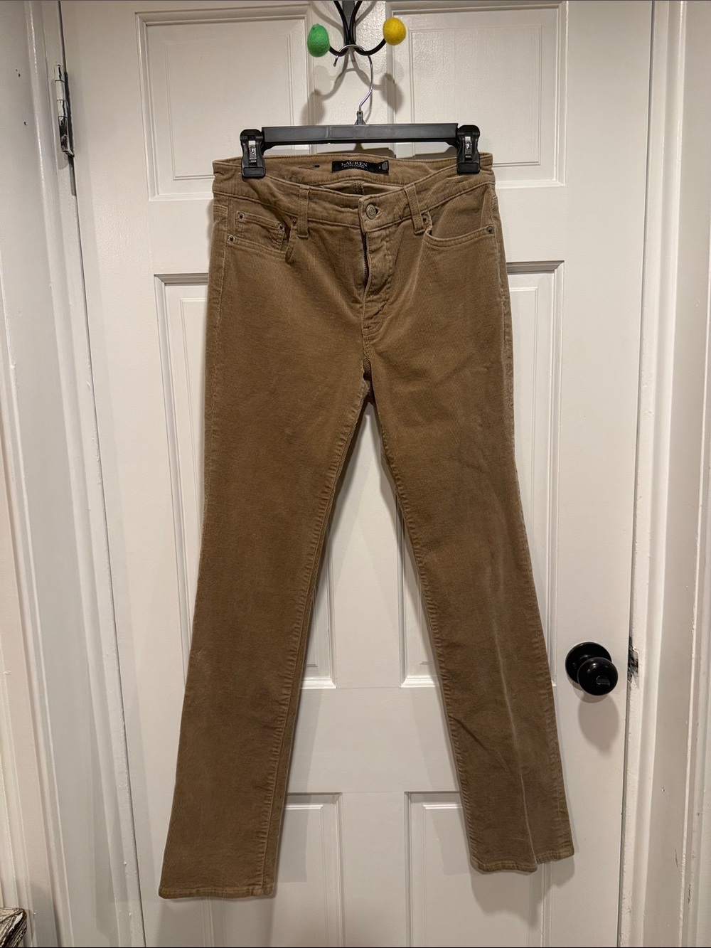 Ralph Lauren Women's Flared Corduroy Jeans in Tan
